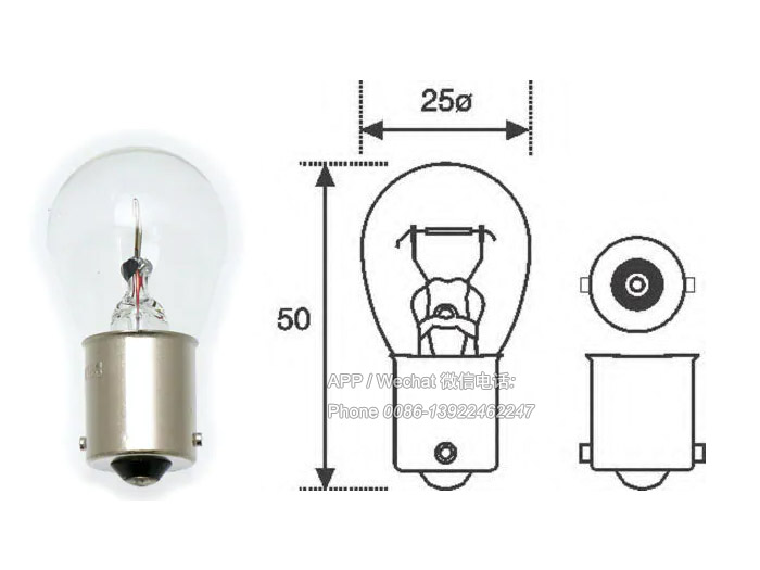 99132-11210,丰田皮卡尾灯灯泡12V 21W